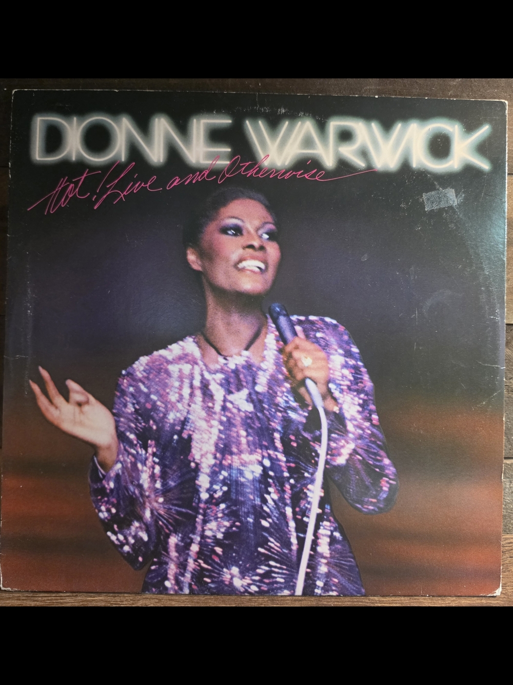 Dionne Warwick ,Hot! live and a Otherwise Album LP,only side 3-4